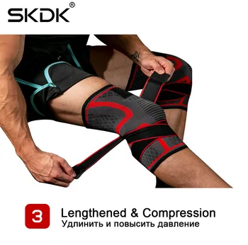 1szt pod ciśnieniem sportowy pad kolana wsparcie elastyczny oddychający koszykówka pad kolana sprzęt fitness siatkówka, bieganie ochraniacz kolana