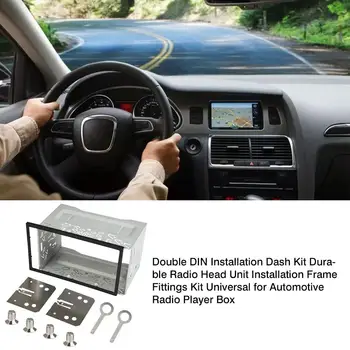 2 DIN Radio Installation Frame Unit uniwersalna klatka Radio korpus samochodu, Samochodowy odtwarzacz DVD, rama płyta montażowa ramka do Passata