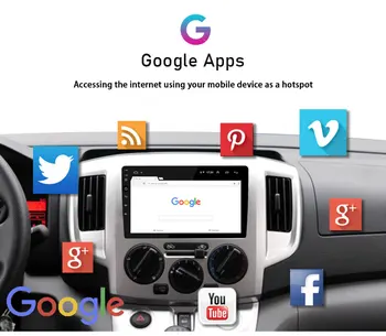 2-Din radioodtwarzacz samochodowy 2.5 D GPS Android odtwarzacz multimedialny uniwersalny 7'/9'/10' audio nawigacja do Volkswagena Nissan, Hyundai, Kia, Toyota