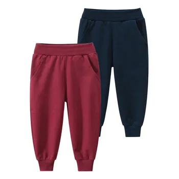 2 szt. (18 m-7 T) zimowe dla dzieci jednokolorowe temat ciepłe spodnie sportowe spodnie wygodne i uniwersalne jednokolorowe temat F4*