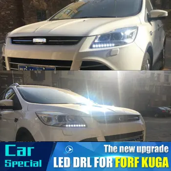2 szt./kpl. ed stawek zawieszenia światła drl dzienne led do samochodu Ford Kuga Escape 2012 2013 reflektora przeciwmgłowego