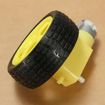 2 szt./lot Smart Car Wheel spowolnienie silnika do DIY Smart Car Robot Darmowa wysyłka