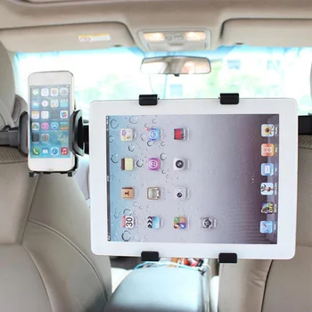 2 w 1 Uniwersalny samochodowy tablet Uchwyt telefonu podstawa 360 stopni tylne siedzenia zagłówek uchwyt uchwyt uchwyt do ipada, telefonu komórkowego