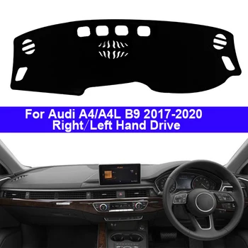 2 warstwy pokrywa desce rozdzielczej samochodu kreska mata dywan i narzuta do Audi A4 A4L B9 2017 2018 2019 2020 LHD RHD Auto Sunshade Anti-dirty