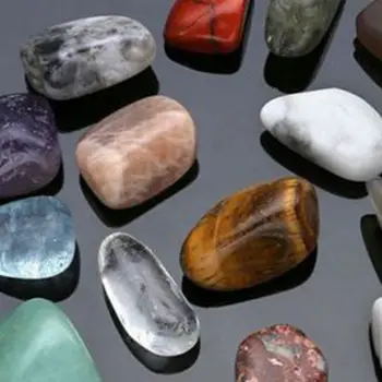 20 szt. mini Kryształ kamień polerowany uzdrowienie chakra kamień kolekcja wyświetlacz zestaw