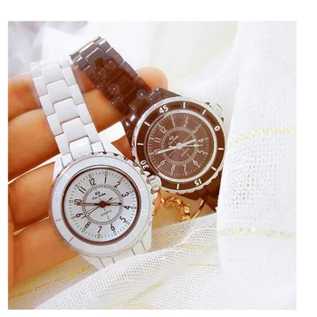 2017 nowe damskie zegarki Time Casual Luxury montre femme ceramika pasek zegarka kobiet zegarek sukienka Saac zegarek damski