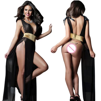 2018 Seksowna Bielizna Hot Pole Dance Dress Langerie Sexy Strap Belt Design Sexy Koszula Nocna Bielizna Erotyczna Lenceria Sexy Costumes