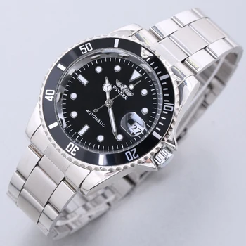 2018 Winner Zegarek męskie automatyczne klasyczny zegarek oprawy dial mechaniczne męskie top luksusowej marki zegarek moda mężczyzna zegarek biznes