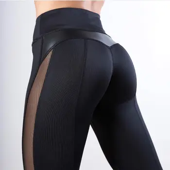 2019 Nowy Styl Moda hot damskie siłownia, joga fitness legginsy sportowe jogging spodnie treningowe spodnie patchwork