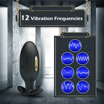 2020 Bluetooth APP elektryczny szok łechtaczki G Spot wibrator analny korki wibracyjny wibrator analny zwieracz odbytu seks zabawki dla par