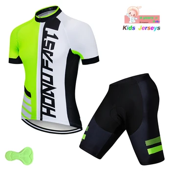 2020 Dla Dzieci Nowy Zielony Jazda Na Rowerze Koszulki Zestaw Rower Górski Odzież Sportowa Sportowa Dziecięca Odzież Rowerowa Mayo Ropa Ciclismo