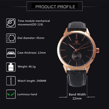 2020 Nowe Dorywczo Zegarki Męskie Automatyczne Minimalistyczne Zegarki Mechaniczne Dla Mężczyzn Klasyczny Pasek Ze Skóry Naturalnej Relógio Masculino