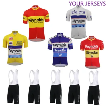 2020 jazda na Rowerze Jersey zestaw mężczyźni DH MTB z krótkim rękawem rowerowa odzież Jersey zestaw ogrodniczki szorty żel Pad Ropa Ciclismo czerwony żółty biały odzież