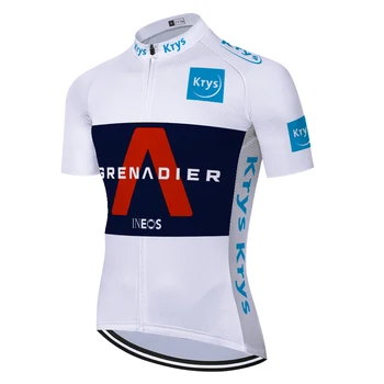 2020 pro team INEOS jazda na Rowerze Jersey tenue cycliste homme oddychająca rower wyścigowy z krótkim rękawem Jersey maillot ciclismo verano