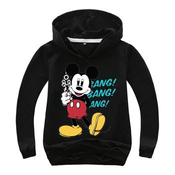 2021 Mickey bluza z nadrukiem dla dzieci bluzki dla chłopców, dziewczynek sweter Bluza hip-hop główne płaszcz odzież Dziecięca dla dziewczynek, odzież