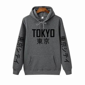 2021 New Japan Harajuku Hoodies Tokyo City Printing sweter bluza na co dzień hip-hop meble ubrania męskie topy S-XXXL