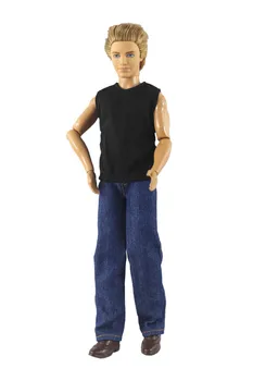 2021 nowy Ken czerwona kurtka jeans stroje zestaw dla Barbie CD FR Kurhn lalka BJD, odzież i akcesoria dla lalek gra fabularna