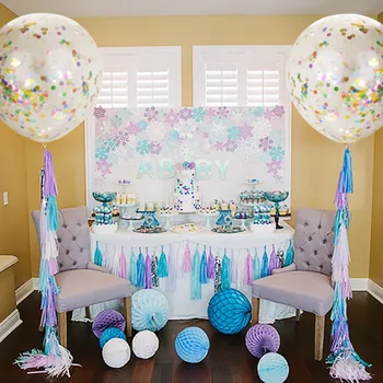 21 szt./kpl. 12 cali niebieski marmur konfetti balony z Okazji urodzin butla ozdoby partii dorosłych dekoracje ślubne Globos Metalicos