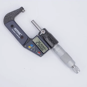 25-50mm cyfrowy mikrometr 0.001 mm e-student suwmiarka Kaliber metr chromowana stal nierdzewna zewnętrzny mikrometr
