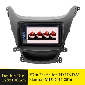 2Din Car Radio Fascia Frame dla Hyundai Elantra (MD) zagraniczny samochód odtwarzacz DVD z GPS audio Dash panel Kit instalacja ramy wykończenie oprawy