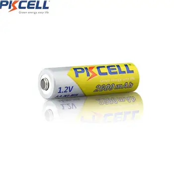 2Pack/8Pcs PKCELL Ni-MH baterie AA 2600mAh 1.2 V NiMh akumulator do kamery