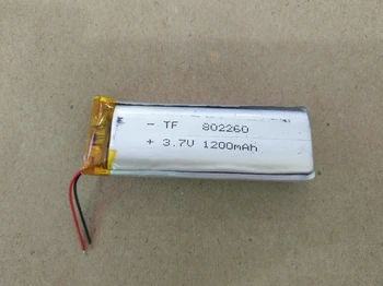 3.7 v li po litowo-jonowe 3 7 v pakiet polimerowy 3.7 V bateria litowa 802260 1200mAh