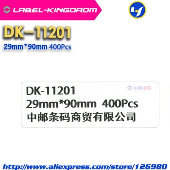 30 benzynowych rolek zgodna etykiety DK-11201 29 mm*90 mm, wycinanie kompatybilny do drukarki etykiet Brother biały papier DK11201 DK-1201