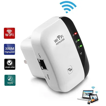 300 Mb / s szybki wzmacniacz Home Plug And Play Signal Booster Office Superboost przenośny dostęp do internetu ABS AP router Wifi Extender