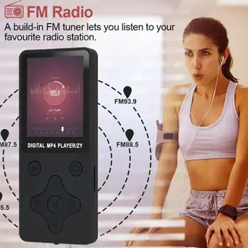 32GB Slim Bluetooth, MP3, MP4, odtwarzacz Lossless Music Player TF Card Media FM radio wideo HIFI sportowe, muzyczne kolumny