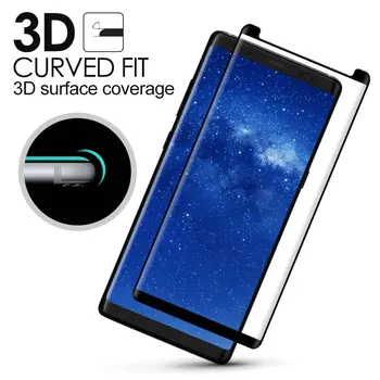 3D gięte szkło hartowane do Samsung Galaxy Note 9 Full Cover 9H folia ochronna przeciwwybuchowy ochraniacz ekranu dla SM-N9600