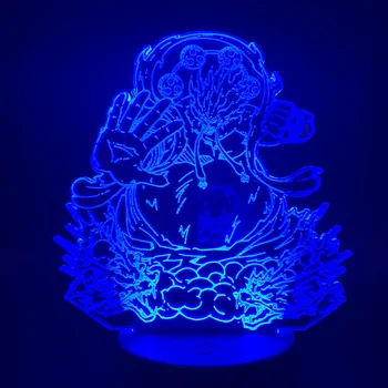 3D lampa jeden kawałek światła do pokoju dziecięcego kreskówka lampka nocna zmiana koloru na żywo wyposażenie pokoju w twórczy kontrolna czujnik dotykowy Led
