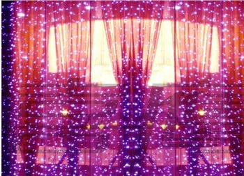 3M* 3 m 300 LED light curtain festival light string of wodoodporny outdoor wedding background light LED holiday lights chain