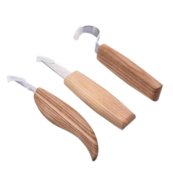 3szt frez do gwintu do drewna ze stali nierdzewnej o wysokiej wytrzymałości, haczykowaty строгальный nóż zestawy narzędzi są używane do cięcia drewnianych łyżek