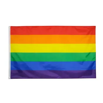3x5FT 90x150cm tęczowa flaga LGBT flagi banner lesbijki gay pride tęczowe flagi wystrój domu