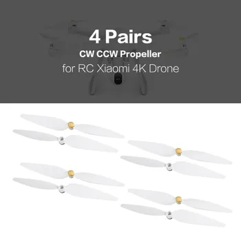 4 pary 10-calowych śmigieł części zamienne rekwizyty zestaw łopatek CW CCW śmigła dla RC Xiaomi 4K wersja Drone Quadcopter