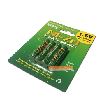 4 szt 1.6 v AAA 1000mWh akumulator nizn Ni-Zn aaa 1.5 v bateria zestaw +1 szt AA/AAA ładowarka