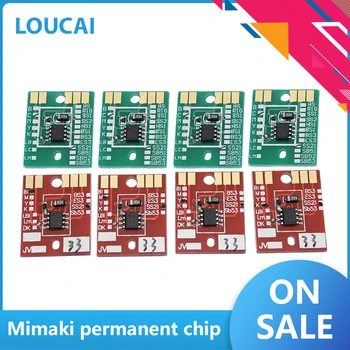 4colors Eco solvent plotter for Mimaki Permanent chip JV33 JV5 CJV30 ink cartridge chip BS3 SS21 ES3 SS2 SB52 SB51 BS2 HS chips