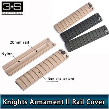 4szt Tacitcal Softair Knights Armament II Rail Cover Airsoft Handguard Fit 20mm Picatiny Rail Airsoft