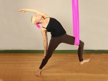 5 metrów elastyczny 2016 powietrza joga hamak huśtawka najnowsze wielofunkcyjne antygrawitacyjnych joga pasy do ćwiczeń jogi, Joga dla sportu