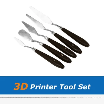 5 szt./kpl. Drukarka 3D elementów modelu usuwanie narzędzie kielnia łopata służy do 3D-uchwyt 3D-drukarki