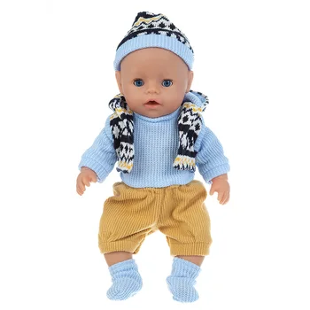 5 szt./kpl. кукольная odzież nadaje się 17 cali 43 cm кукольная odzież urodzone niemowlęta кукольная odzież dla dziecka Urodziny festiwal prezent