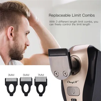 5 w 1 elektryczna maszynka do golenia wielofunkcyjny USB akumulator 5 ostrza do prania elektryczna do golenia maszynka do strzyżenia włosów trymer golarka dla mężczyzn