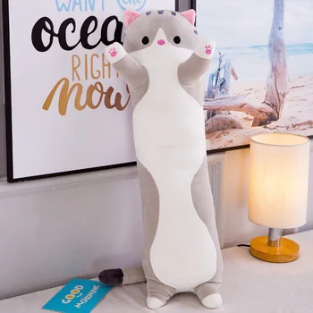50 cm 110 cm, 130 cm kot ładny twórczy długi biuro przerwa na sen sypialnia poduszka miękka lalka miękka, pluszowa maluch zabawka prezent