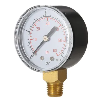 50 mm manometr basen filtr ciśnienie wody dial pompa manometr ciśnienia manometru 1/4