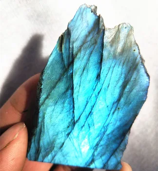 55 mm piękny niebieski labradoryt prawdziwy Kryształ uzdrowienie naturalnych mineralnych próbek darmowa wysyłka