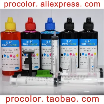 62 XL Pigment Dye ink refill kit hp 62XL HP62 5640 5660 7640 5540 5544 5545 5546 5548 5740 5741 5742 5743 5744 5746 drukarkę
