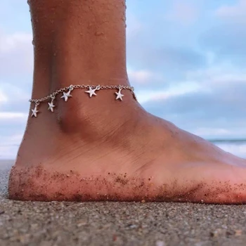 925 srebro bransoletka kostki plaża nożne bransoletki obwodu nogi bransoletka biżuteria