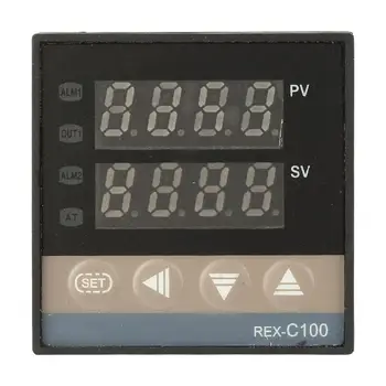 AC 110-240V cyfrowego PID-regulator temperatury zestawy 0-400Celsius+ SSR 25A + 1m M6 K typ termopary.