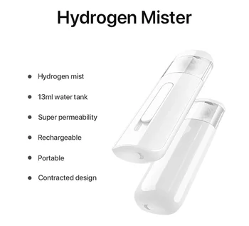 ALTHY Hydrogen Rich Water generator Facial Skin Nawilżający przenośny ultradźwiękowy Nano Mist Spray Nebulizer Beauty Akumulator