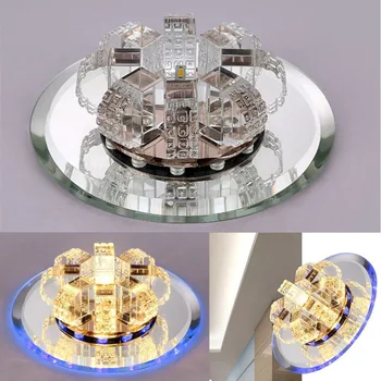 ANTINIYA Modern Crystal LED lampa sufitowa lampa sufitowa oświetlenie oprawy sufitowe do sypialni przebiegu korytarza kuchni